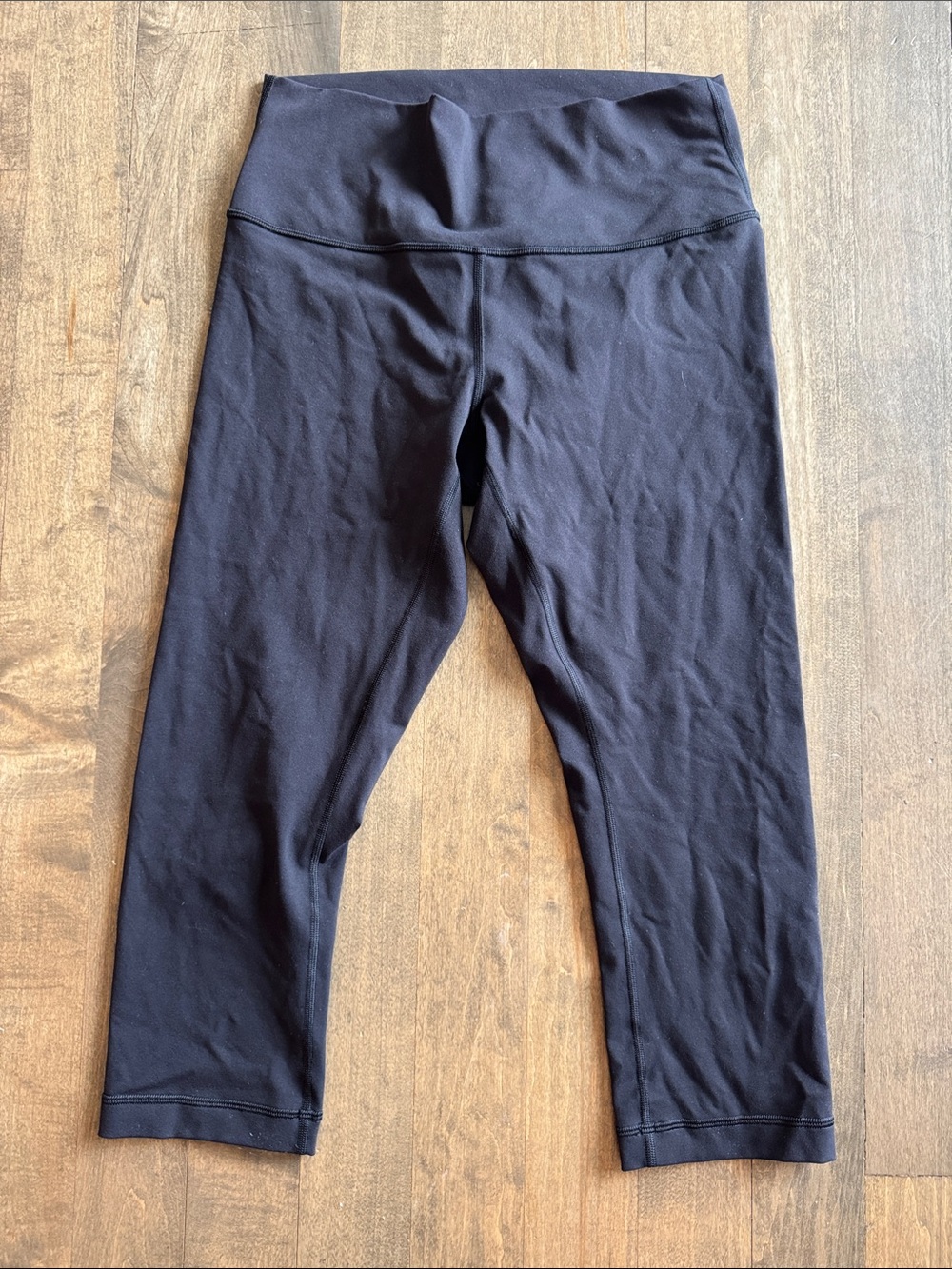 lululemon Black High-Rise Capris, size 10, luon material